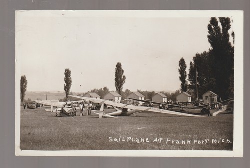 Frankfort michigan rppc 1944 - frankfort,