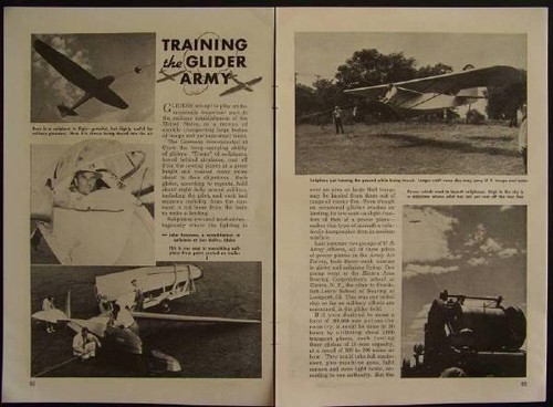 Training glider army - army, force
