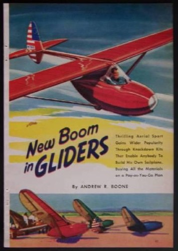 1940 aliante sailplane - 1940, bowlus