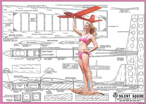 Model airplane plans - airplane, (rc)
