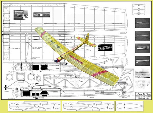 Piani aerei modello aereo